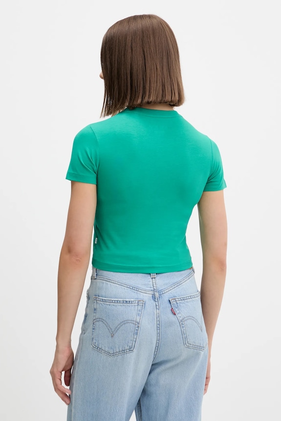 Odzież Guess Jeans t-shirt W5YI24.J1314 zielony