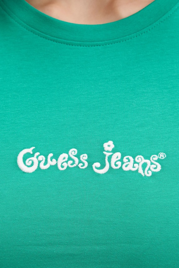 Guess Jeans t-shirt W5YI24.J1314 zielony