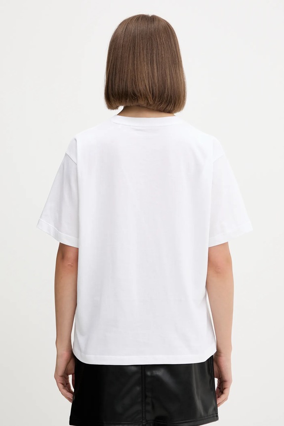 Odzież Guess Jeans t-shirt bawełniany W5YI25.K8HM0 biały