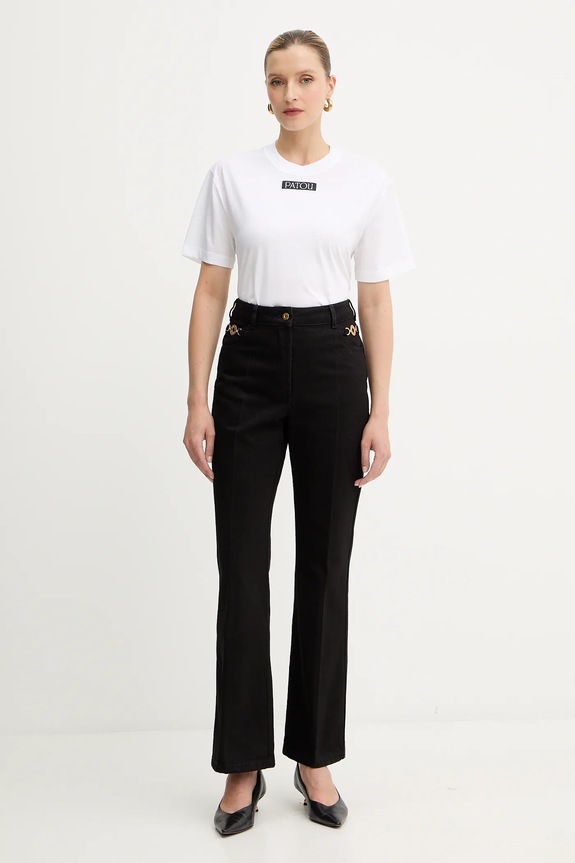 Patou t-shirt bawełniany JE1879999 biały AW25