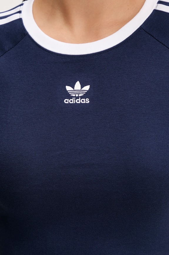 adidas Originals t-shirt 3-Stripes granatowy JY4859