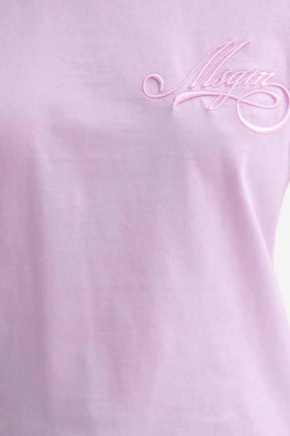MSGM t-shirt bawełniany 3941MDM81.257798 różowy