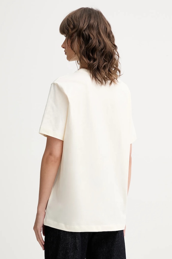 Îmbrăcăminte MSGM tricou din bumbac 2000MDM540.200002 bej
