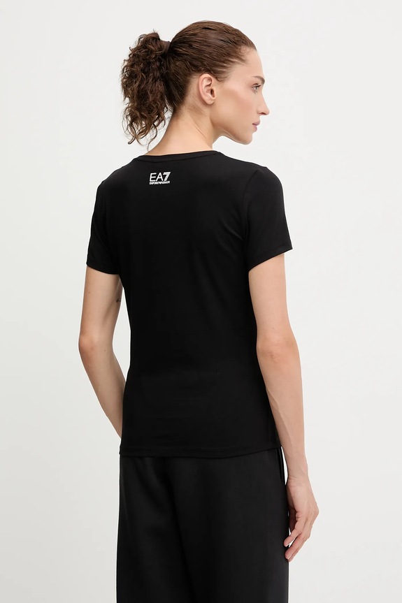 EA7 Emporio Armani t-shirt AF12115.7W000798 fekete AW25
