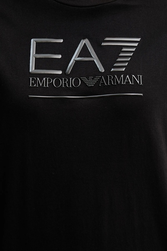 EA7 Emporio Armani t-shirt bawełniany AF12503.7W000414 czarny