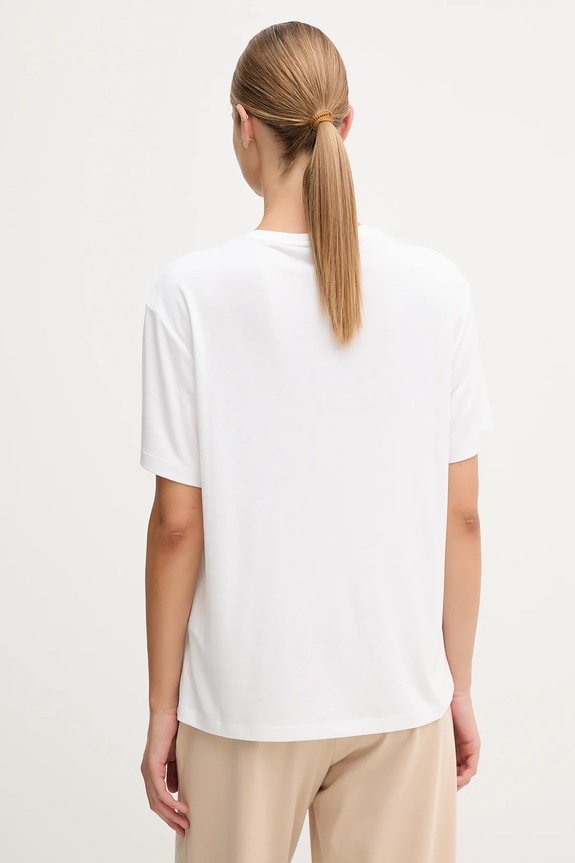 Ruházat EA7 Emporio Armani t-shirt női viszkózzal AF13919.7W000189 fehér