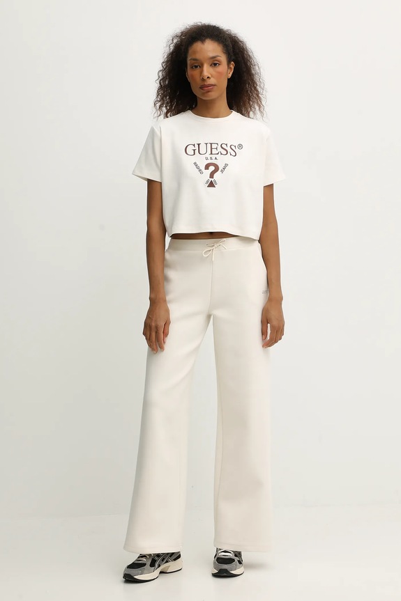 Tričko Guess FABIA V5BI01.K1891 béžová AW25