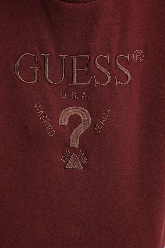 Guess t-shirt FABIA V5BI01.K1891 bordowy