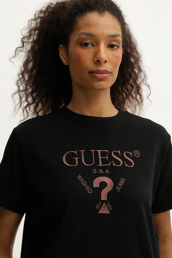 Guess t-shirt FABIA czarny V5BI01.K1891