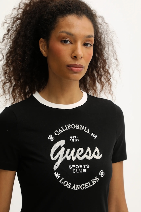 Guess t-shirt GALA czarny V5BI03.J1314