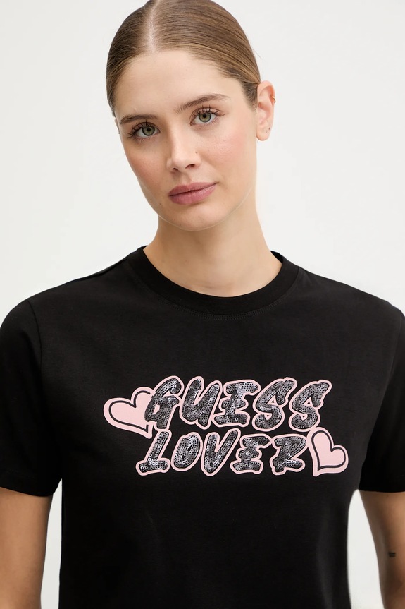 Tričko Guess FOSCA čierna V5BI06.J1314