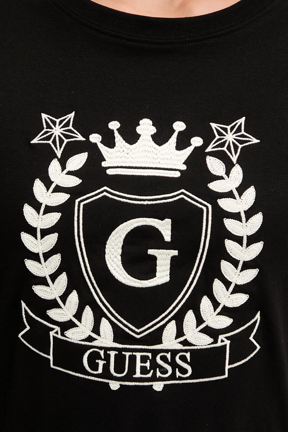 Μπλουζάκι Guess MURIEL V5BI08.J1314 μαύρο