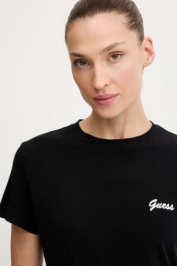 Guess t-shirt ALBA czarny V5BI17.KCBF1