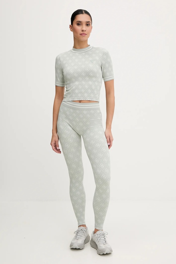 Guess t-shirt RHOMBUS V5BP07.K2000 zielony AW25