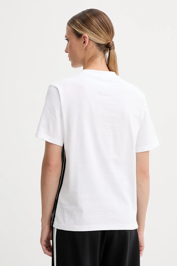 Ρούχα Βαμβακερό μπλουζάκι adidas Essentials JD0844 λευκό