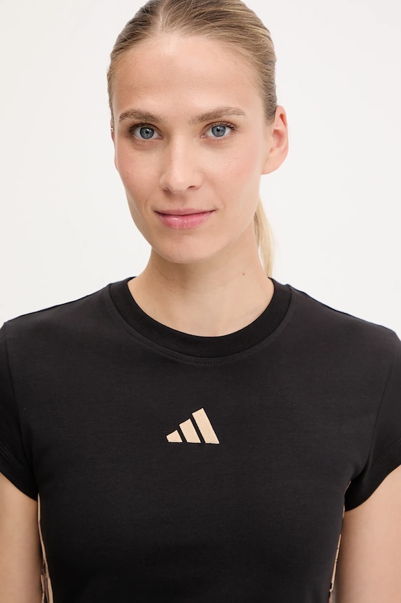 adidas t-shirt Animal fekete JM1856