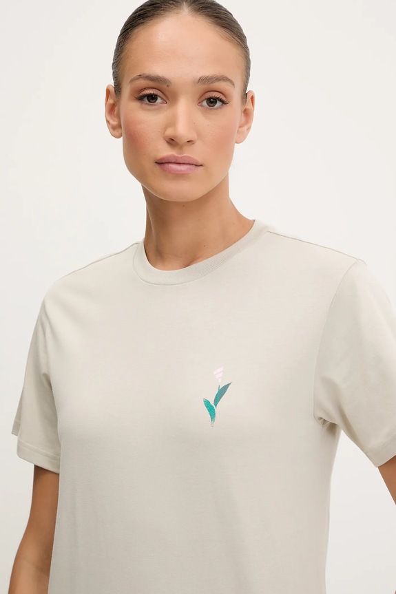 adidas pamut póló Tiro bézs JM4358