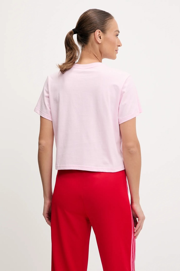 Ruházat adidas pamut póló W MINI JV6088 rózsaszín
