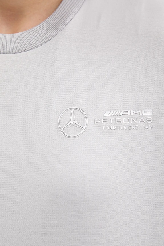 adidas t-shirt bawełniany x Mercedes JW3482 szary