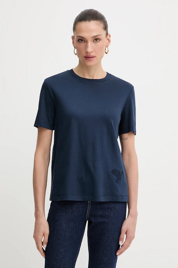 Tričko MM by Max Mara COMODO nášivka tmavomodrá 2526946027600