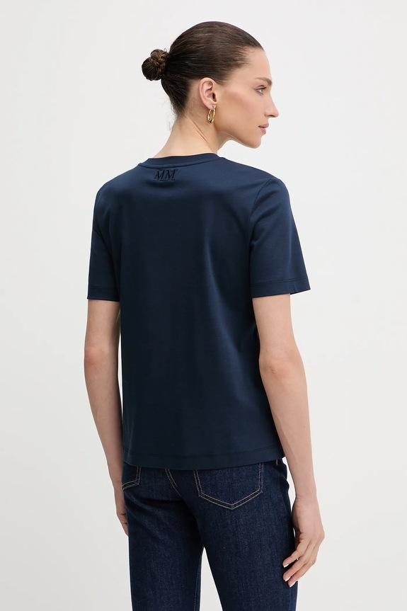 Oblečenie Tričko MM by Max Mara COMODO 2526946027600 tmavomodrá