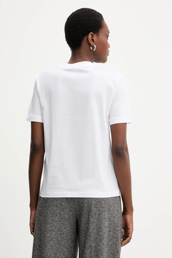 Oblečenie Bavlnené tričko MM by Max Mara GATTONI 2526946058600 biela