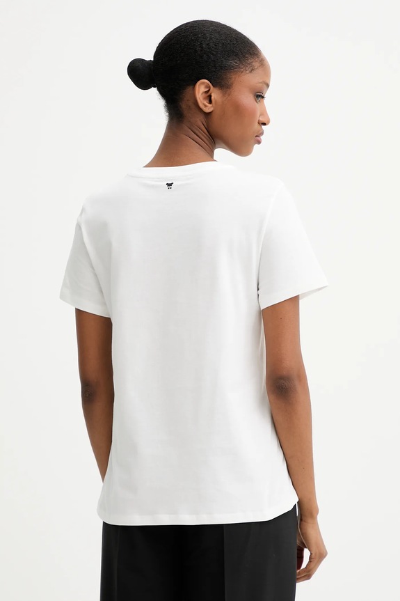 Odjeća Pamučna majica Weekend Max Mara GUGLIA 2525976031600 bijela