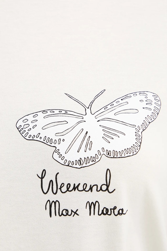 Weekend Max Mara t-shirt bawełniany GUGLIA 2525976031600