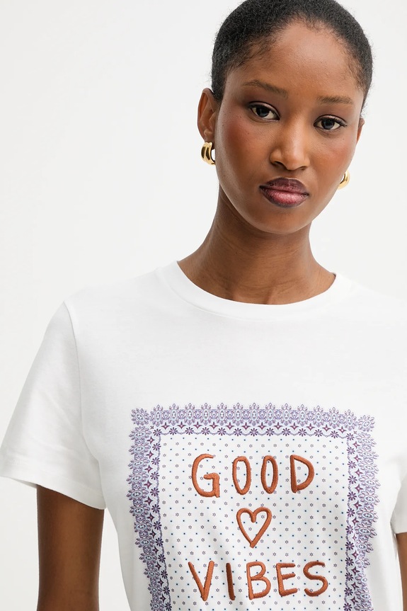 Pamučna majica Weekend Max Mara ARA bijela 2525976041600