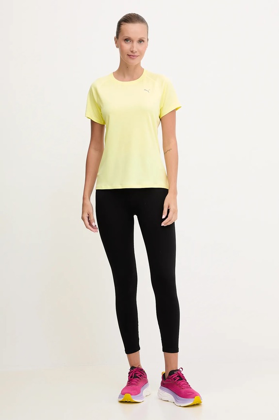 Puma t-shirt treningowy Run Velocity 526578 żółty SS26