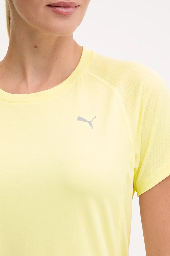 Puma t-shirt treningowy Run Velocity 526578 żółty