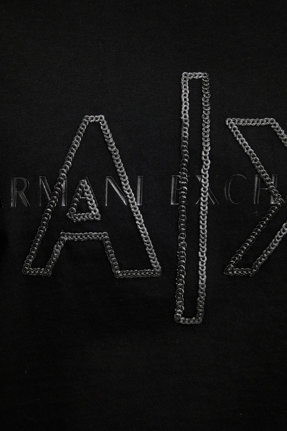 Armani Exchange tricou din bumbac XW001080.AF10356 negru