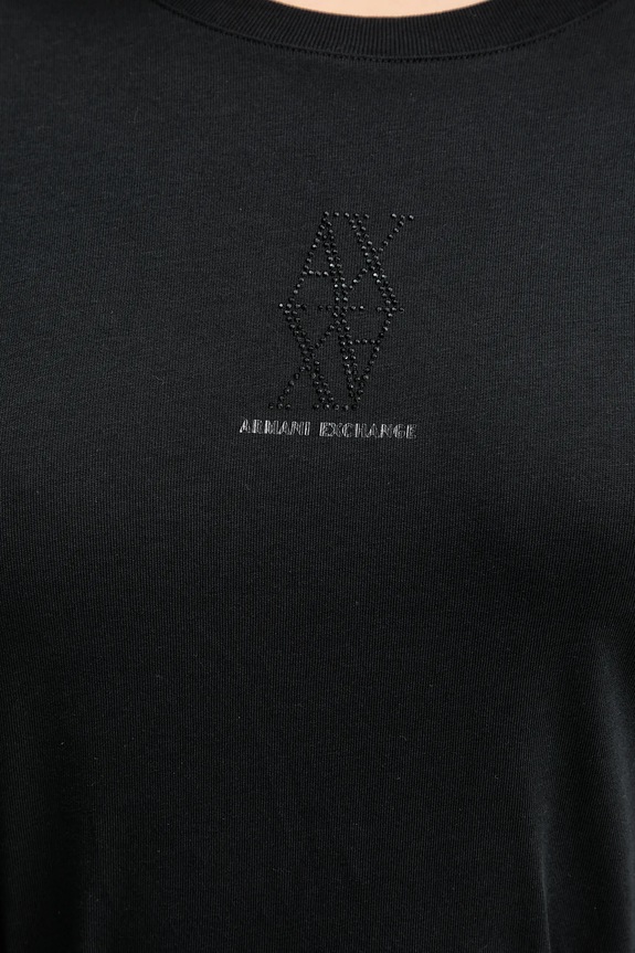 Armani Exchange longsleeve din bumbac XW001350.AF17172 negru