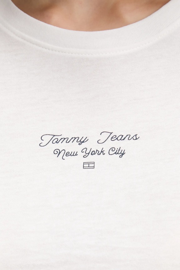 Tričko Tommy Jeans DW0DW21542 biela