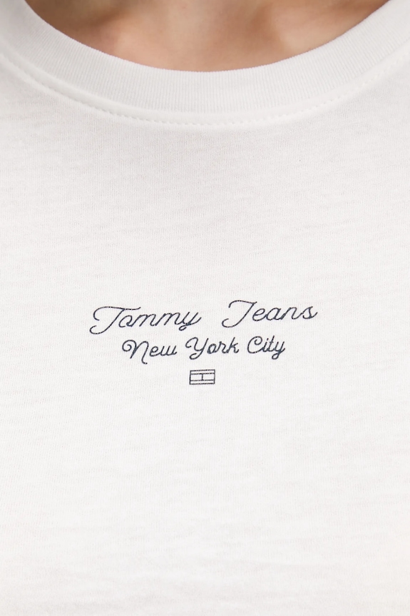 Tričko Tommy Jeans DW0DW21542 biela