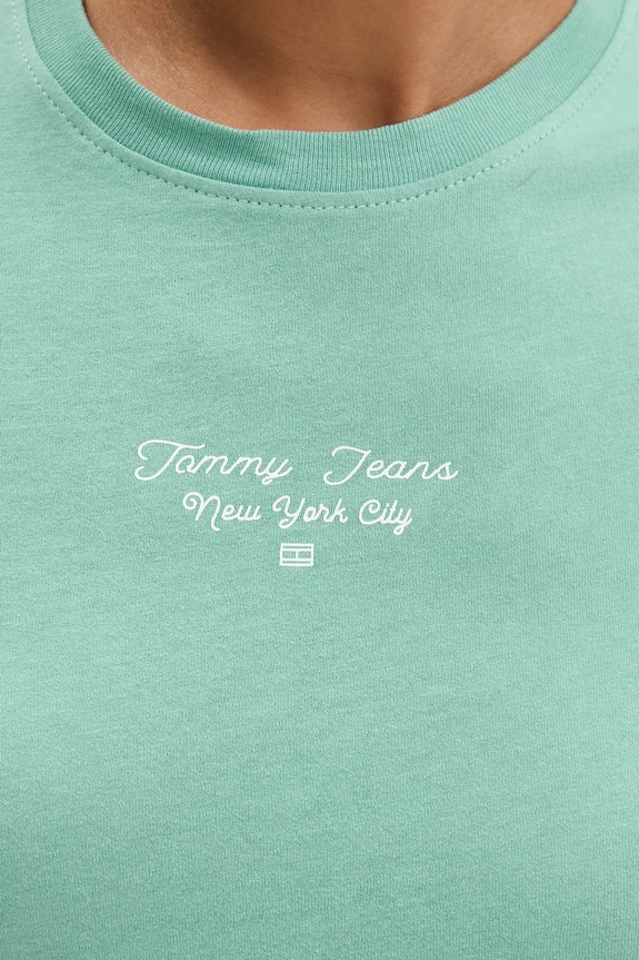Tričko Tommy Jeans DW0DW21542 zelená