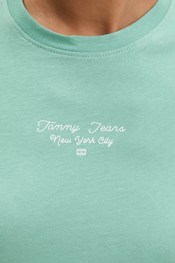 Tričko Tommy Jeans DW0DW21542 zelená