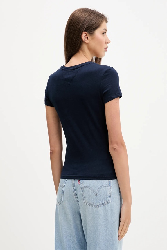 Βαμβακερό μπλουζάκι Tommy Jeans 3-pack DW0DW22175