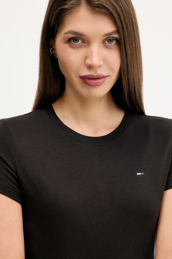 Βαμβακερό μπλουζάκι Tommy Jeans 3-pack DW0DW22175