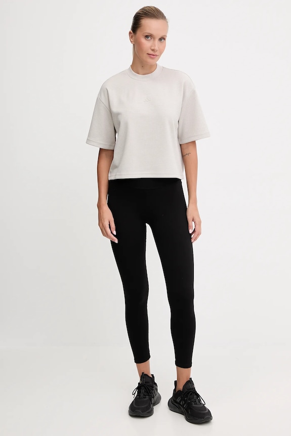 adidas Performance t-shirt treningowy Motion JM4476 beżowy SS26