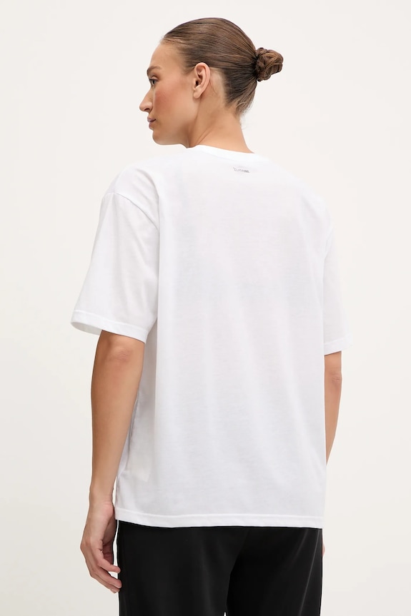 Odzież adidas Performance t-shirt treningowy POWER JM8982 biały