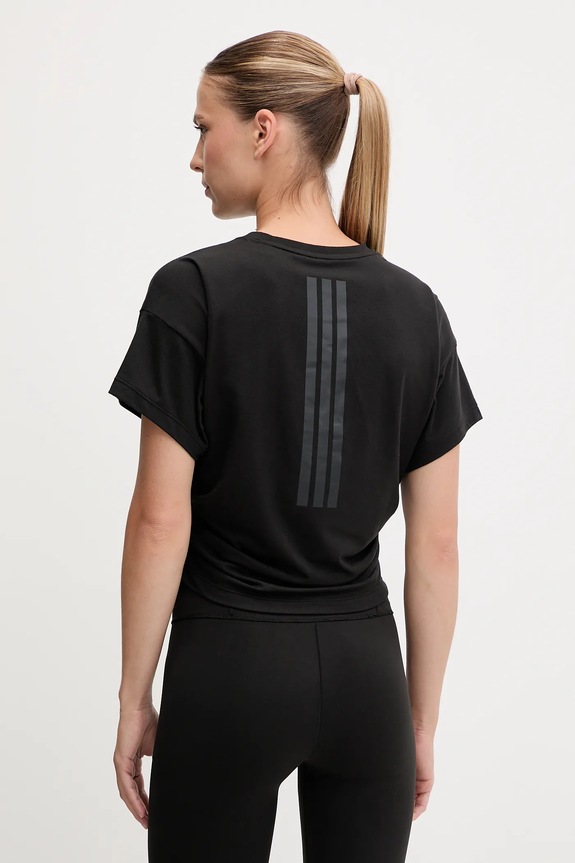 Odzież adidas Performance t-shirt treningowy POWER JX1190 czarny