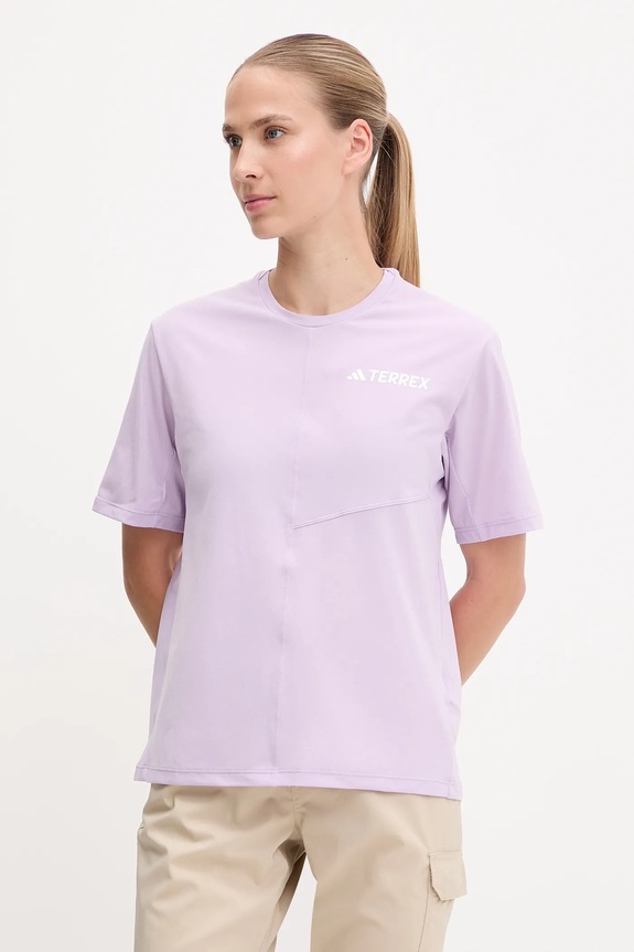 adidas TERREX edzős póló Multi sima lila JN3890