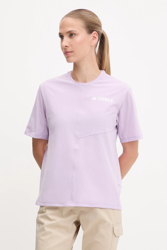 adidas TERREX edzős póló Multi sima lila JN3890