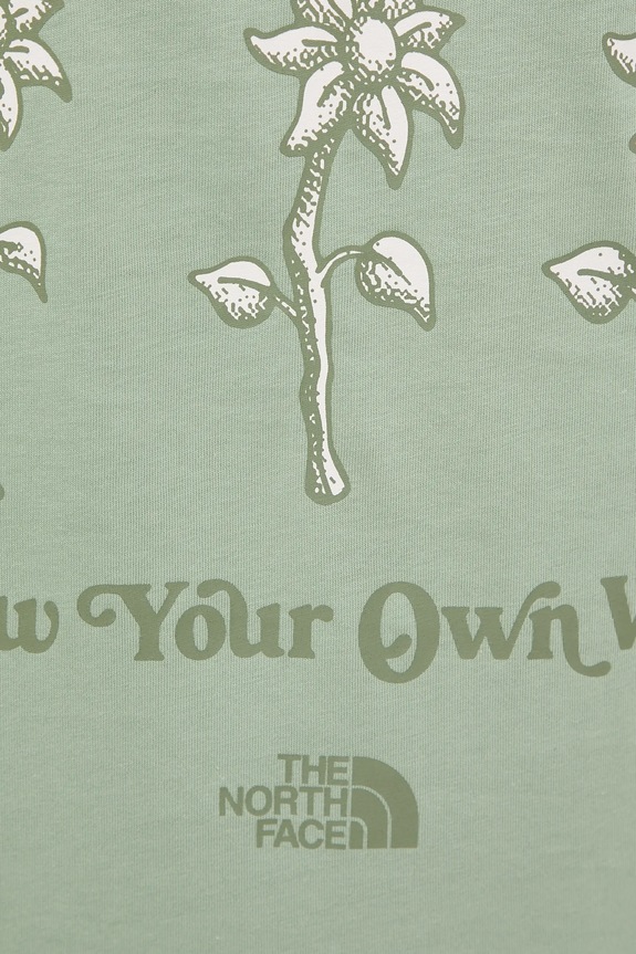 The North Face t-shirt bawełniany Connect Relaxed NF0A8E41BQ11 zielony