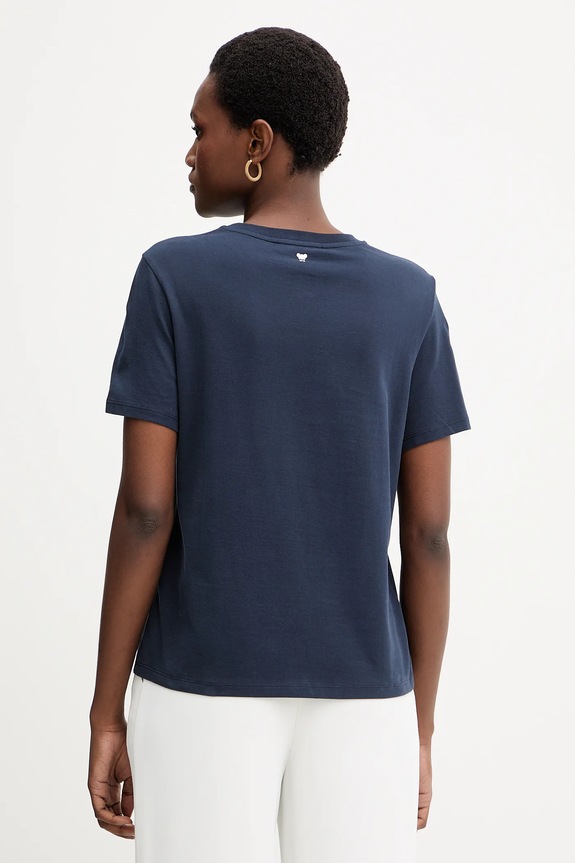 Îmbrăcăminte Weekend Max Mara tricou din bumbac CLOWN 2525976012600 bleumarin