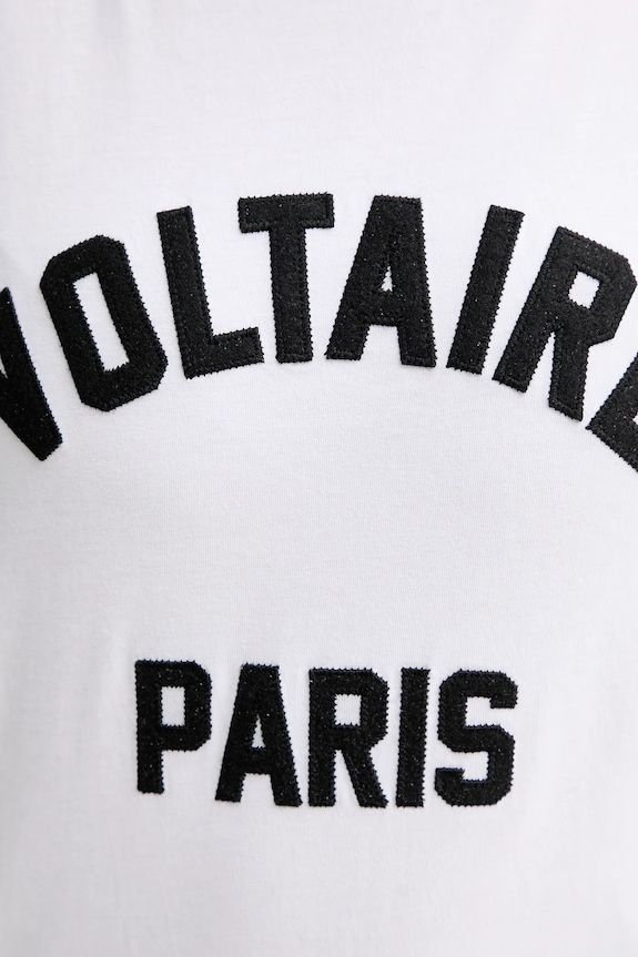 ZADIG&VOLTAIRE tricou din bumbac JWTS02837 alb