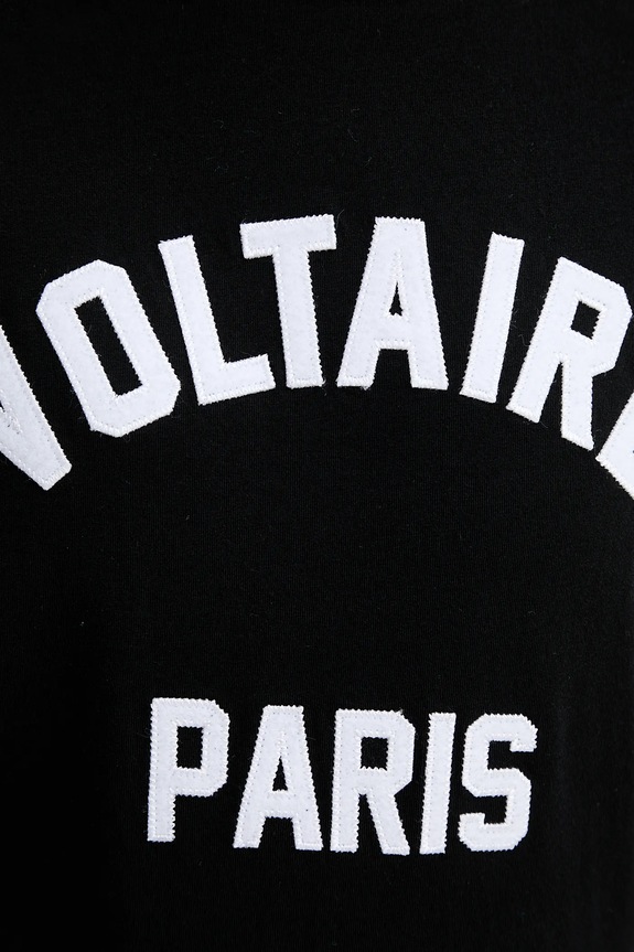 Bavlnené tričko ZADIG&VOLTAIRE JWTS02837 čierna