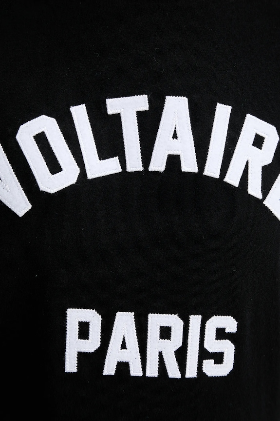 Bavlnené tričko ZADIG&VOLTAIRE JWTS02837 čierna