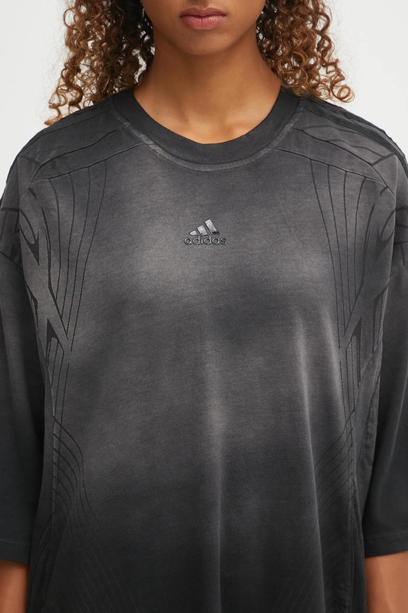 adidas Originals cotton t-shirt Oversized Tee black KE9809